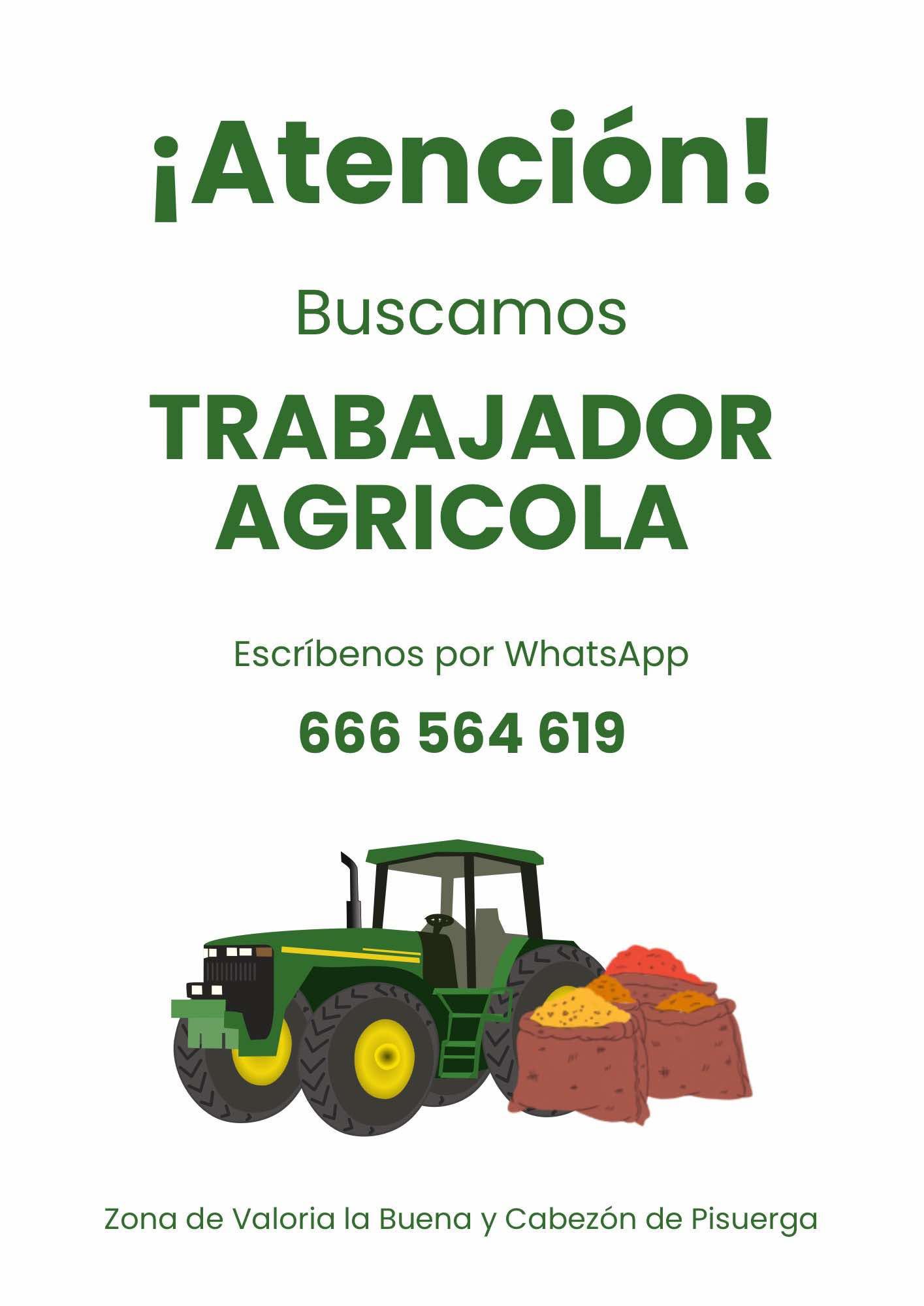 Oferta Trabajador Agricola