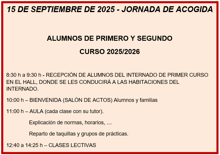 Jornada de Acogida